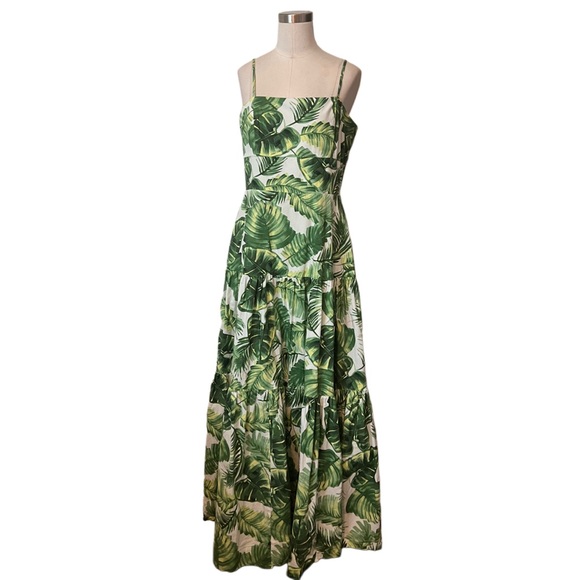 TAYLOR Women's Printed Tiered Maxi Dress - Picture 7 of 10